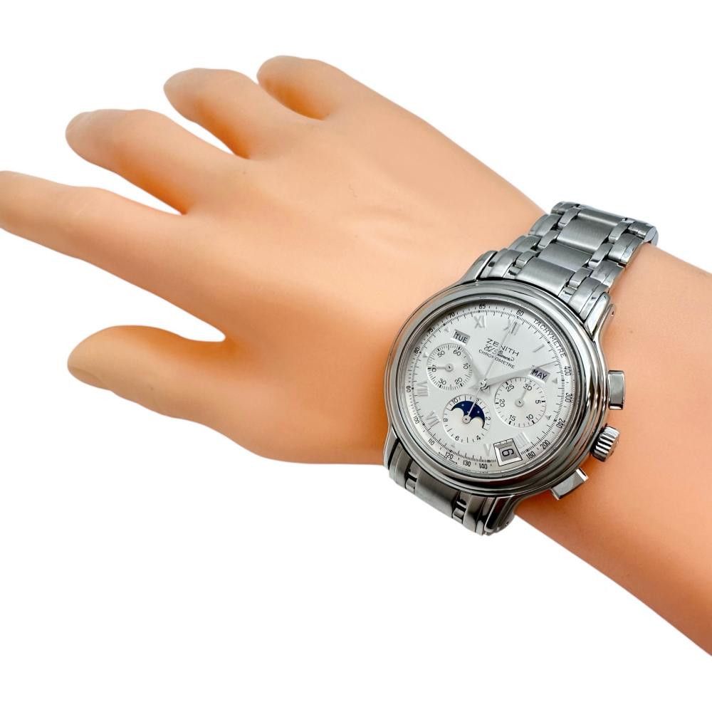 ZENITH Zenith ZENITH Chronomaster Triple Calendar Stainless Steel Metal Automatic 02.0240.410/01 Size ONE SIZE - 9 Thumbnail