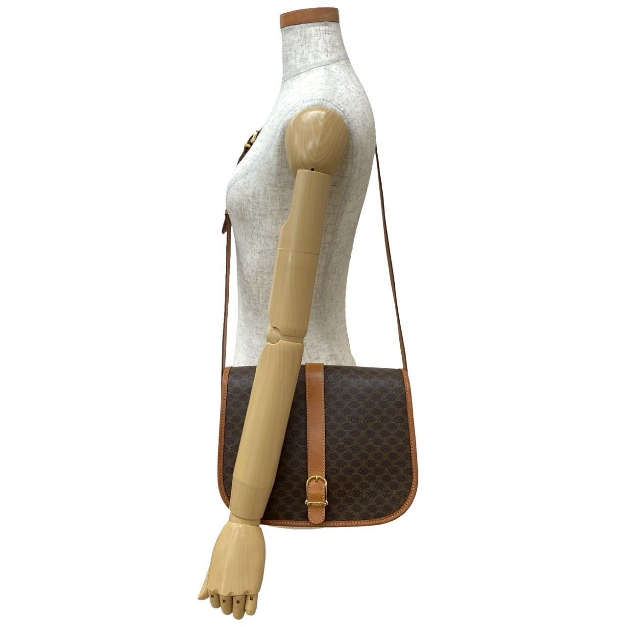 Celine Celine Celine Macadam Blazon Leather Shoulder Bag Leather Shoulder Bag DUTY FREE for USA Size ONE SIZE - 3 Thumbnail