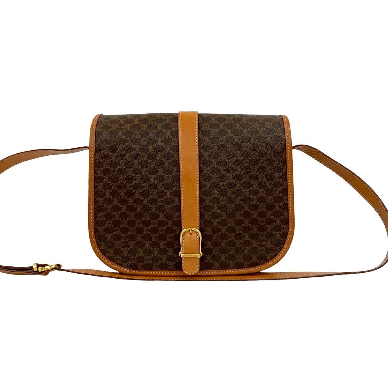 Celine Celine Celine Macadam Blazon Leather Shoulder Bag Leather Shoulder Bag DUTY FREE for USA Size ONE SIZE - 2 Thumbnail