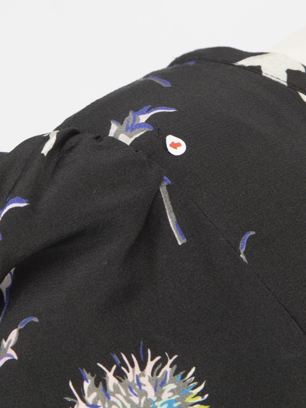 Kenzo Dandelion Print Silk Dress Size XS / US 0-2 / IT 36-38 - 11 Thumbnail