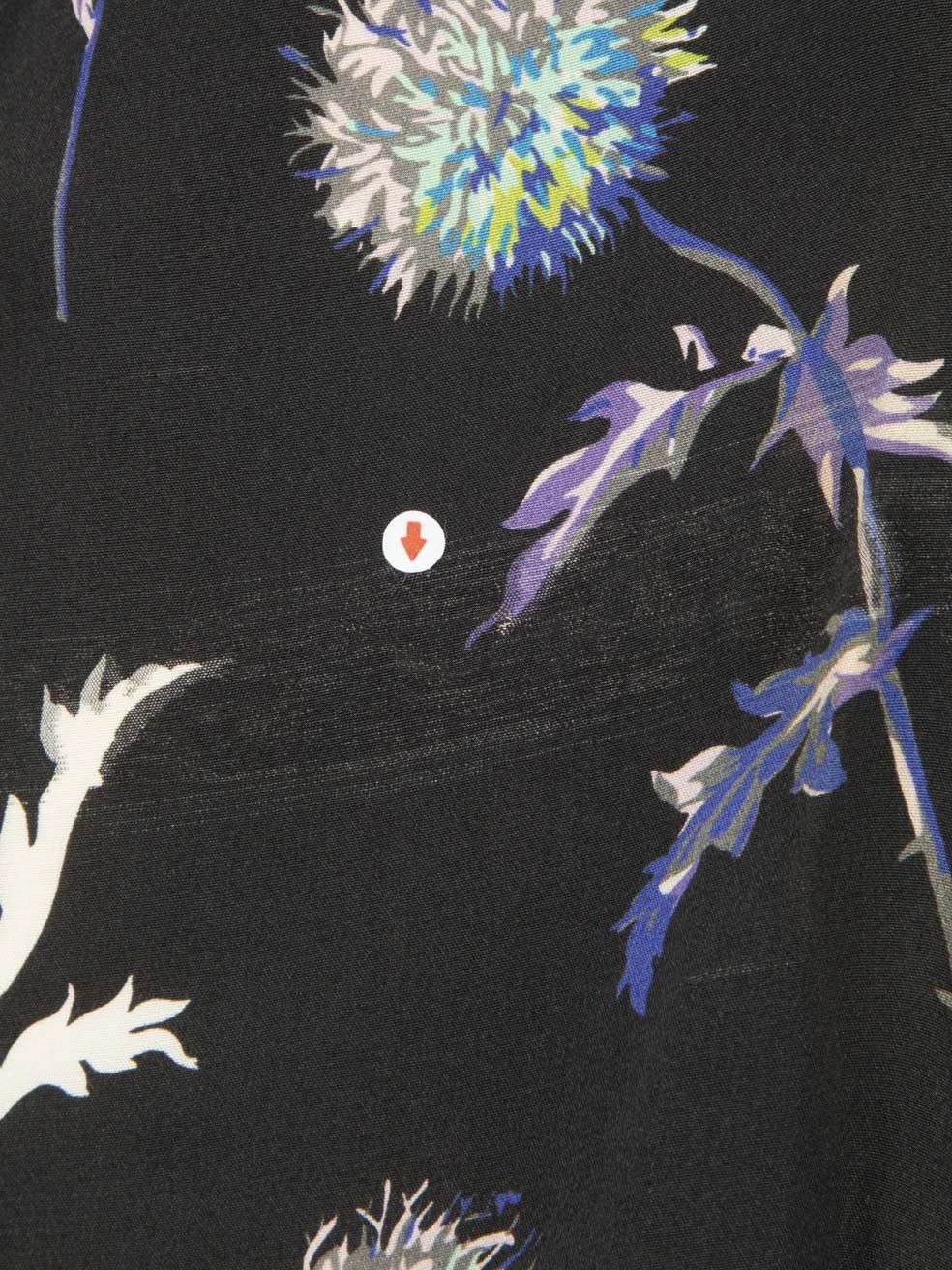 Kenzo Dandelion Print Silk Dress Size XS / US 0-2 / IT 36-38 - 9 Thumbnail