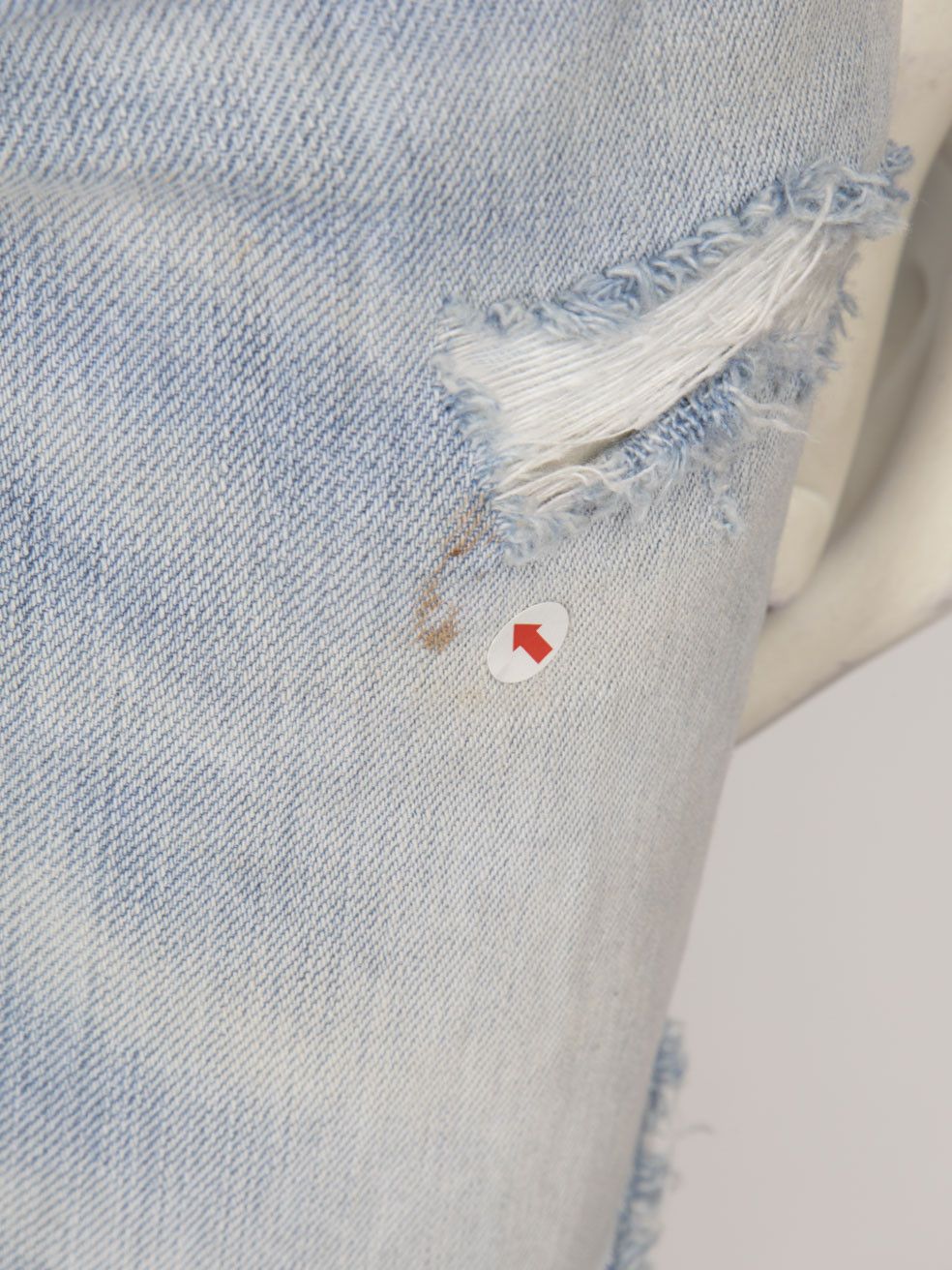 Dsquared2 Light Blue Distressed Skinny Jeans Size 28" / US 6 / IT 42 - 4 Thumbnail