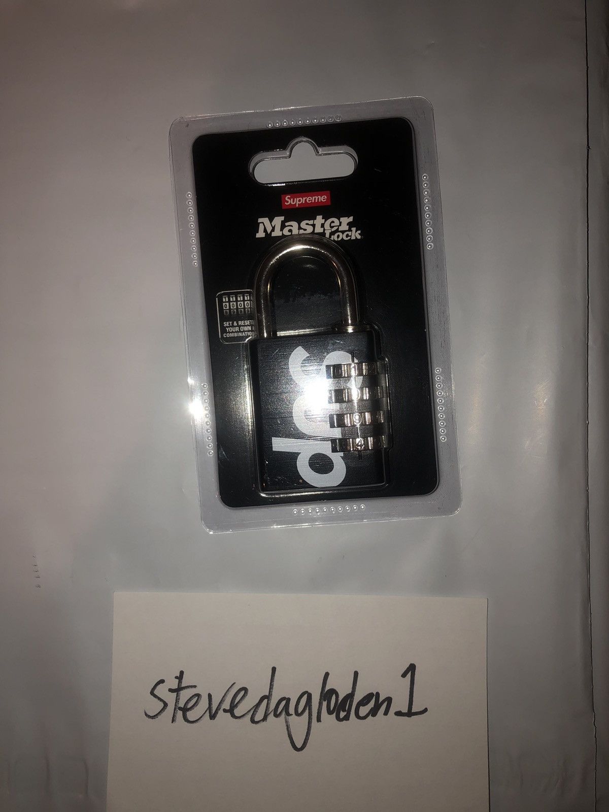 Supreme Masterlock Numeric Lock | Grailed