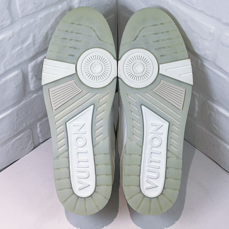 Louis Vuitton Louis Vuitton Trainer White Low-Top Sneakers 0079 Size US 9.5 / EU 42-43 - 4 Thumbnail