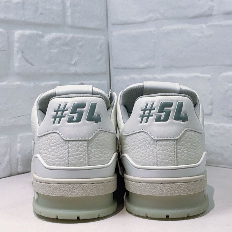 Louis Vuitton Louis Vuitton Trainer White Low-Top Sneakers 0079 Size US 9.5 / EU 42-43 - 3 Thumbnail