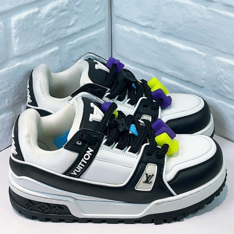 Louis Vuitton Louis Vuitton Trainer Maxi Low-Top Sneakers 0079 Size US 7.5 / EU 40-41 - 5 Thumbnail