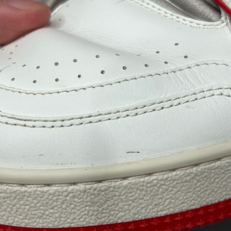 Louis Vuitton Louis Vuitton Trainer Upcycling White Red Sneakers 0079 Size US 8 / EU 41 - 12 Thumbnail