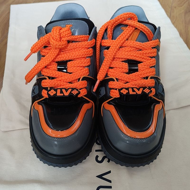 Louis Vuitton Louis Vuitton Trainer Maxi Low-Top Sneakers 0079 Size US 8 / EU 41 - 2 Thumbnail