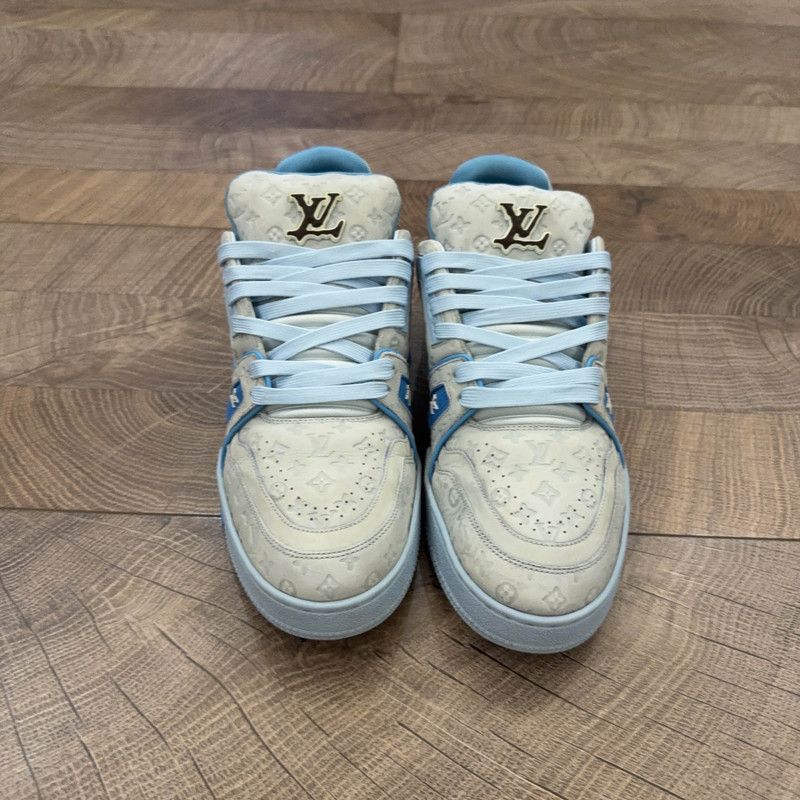 Louis Vuitton Louis Vuitton Tyler Low-Top Trainers in Blue 0079 Size US 9.5 / EU 42-43 - 2 Thumbnail