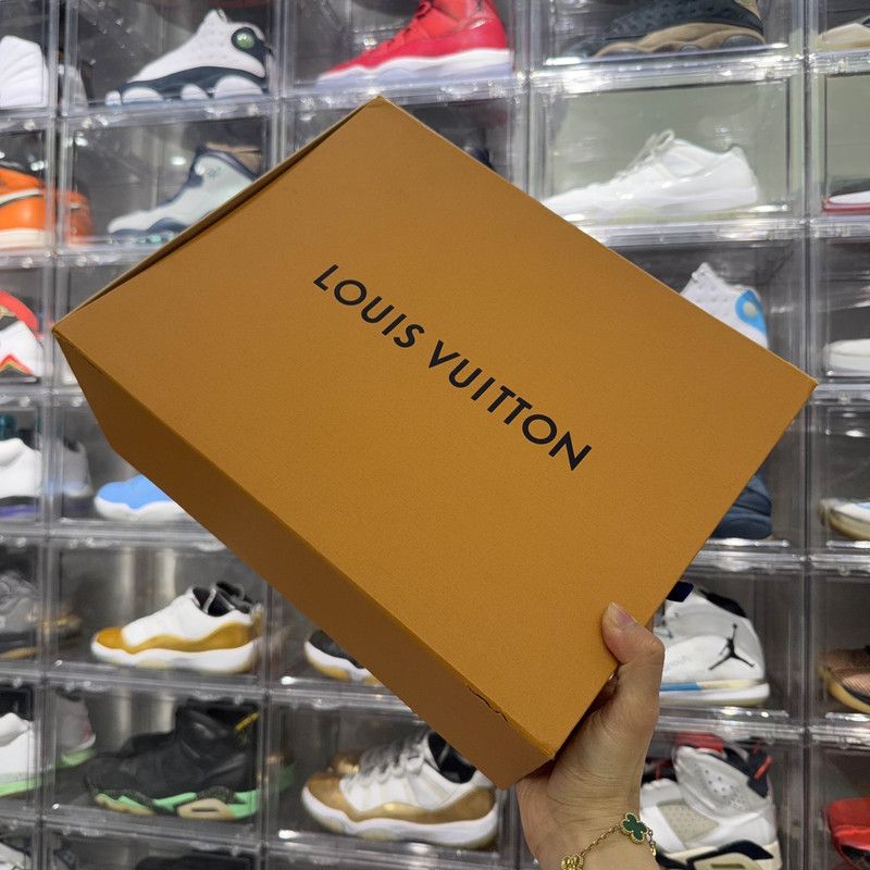 Louis Vuitton Louis Vuitton Fashion Trainer Red Leather Sneakers 0079 Size US 8 / EU 41 - 6 Thumbnail