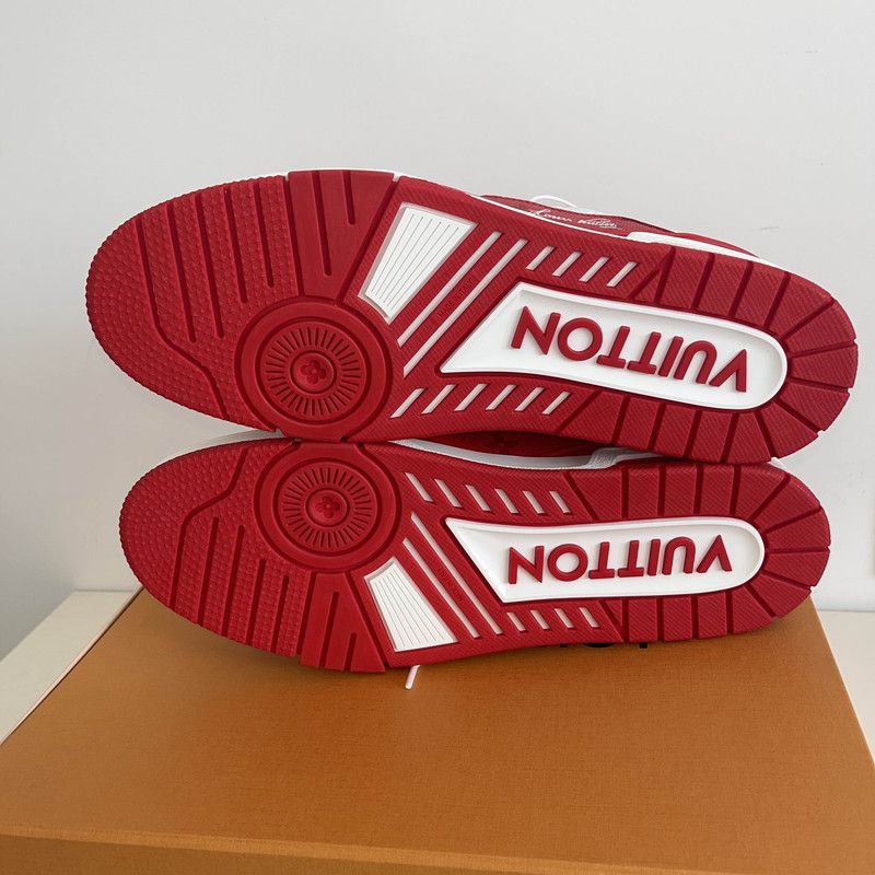 Louis Vuitton Louis Vuitton Trainer Low-Top Fashion Sneakers 0079 Size US 10.5 / EU 43-44 - 9 Thumbnail