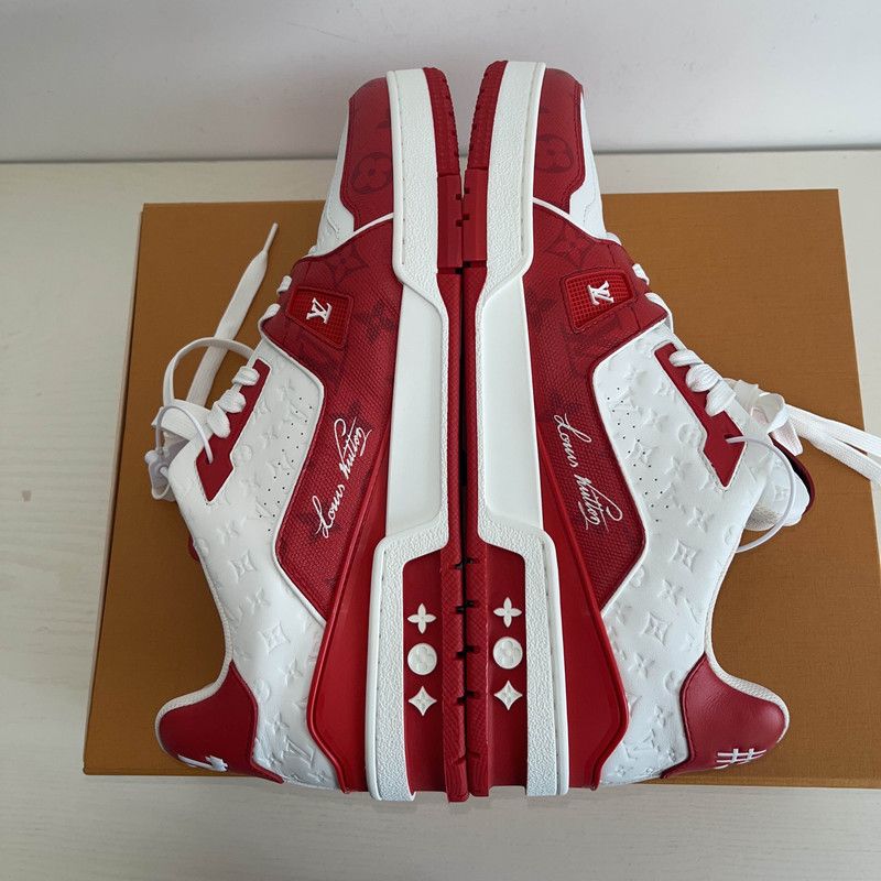 Louis Vuitton Louis Vuitton Trainer Low-Top Fashion Sneakers 0079 Size US 10.5 / EU 43-44 - 11 Thumbnail