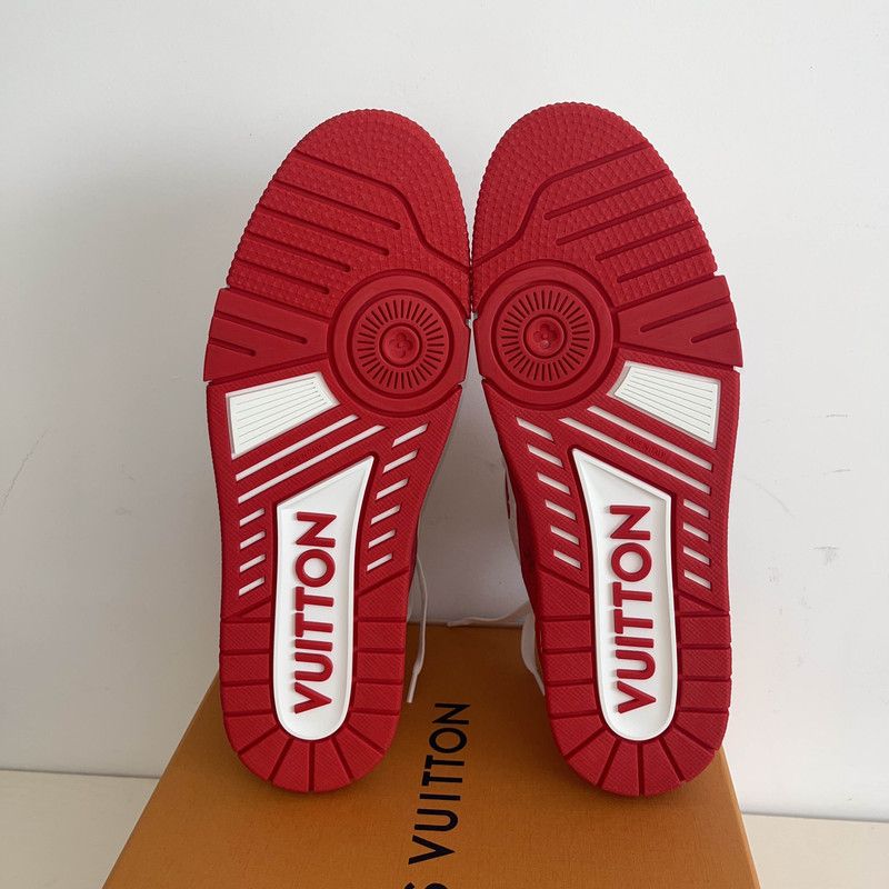 Louis Vuitton Louis Vuitton Trainer Low-Top Fashion Sneakers 0079 Size US 10.5 / EU 43-44 - 4 Thumbnail