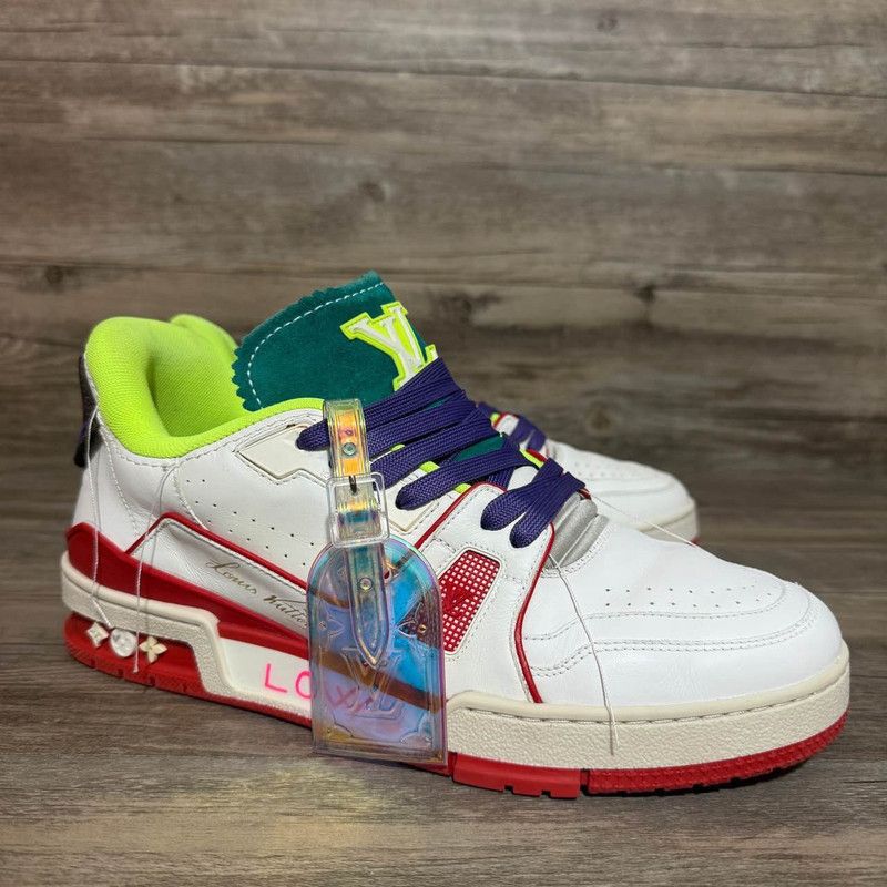 Louis Vuitton Louis Vuitton Upcycling Trainer Low Top Sneakers 0079 Size US 8 / EU 41 - 12 Thumbnail