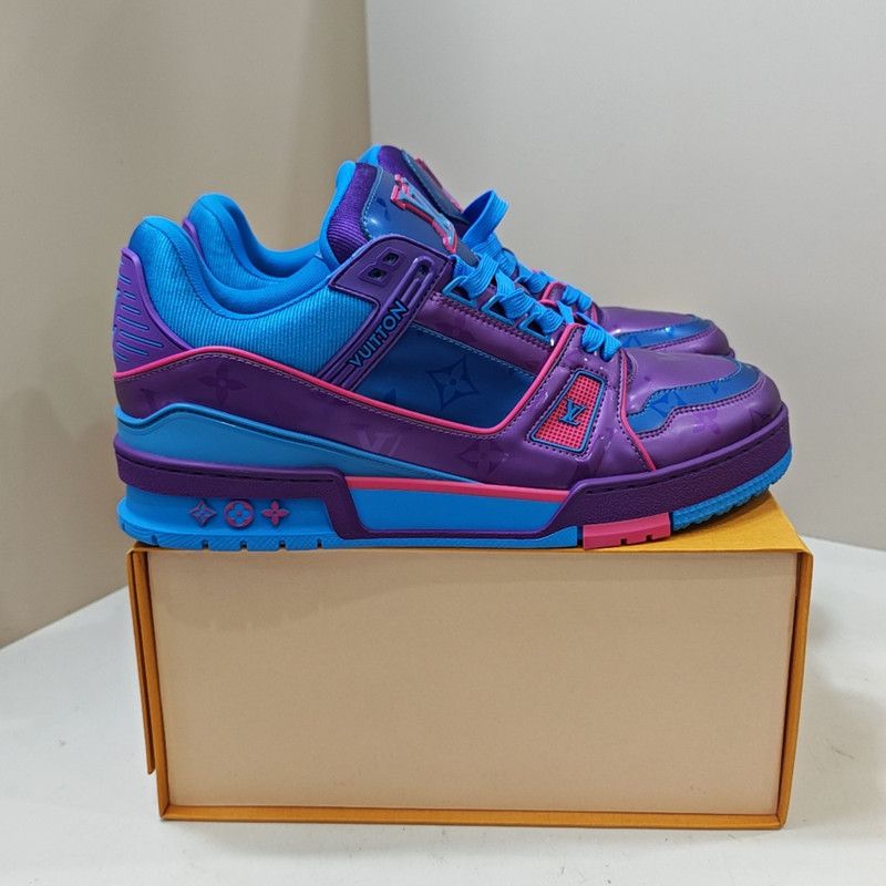 Louis Vuitton Louis Vuitton Trainer Low Top Sneakers for Men 0079 Size US 8.5 / EU 41-42 - 6 Thumbnail