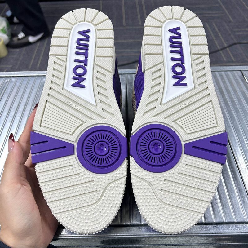 Louis Vuitton Louis Vuitton Trainer Low Sneakers in Purple 0079 Size US 8 / EU 41 - 4 Thumbnail