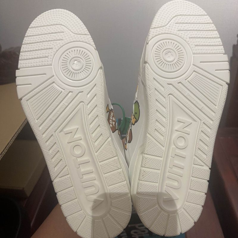 Louis Vuitton Nigo x Louis Vuitton Trainer Low-top Sneakers 0079 Size US 9 / EU 42 - 4 Thumbnail