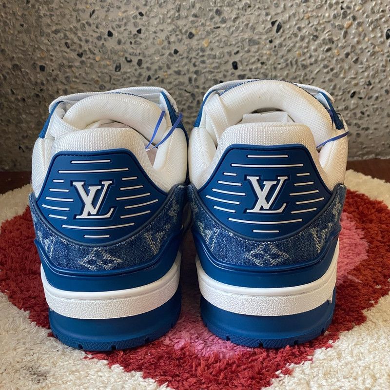 Louis Vuitton Louis Vuitton Denim Low-Top Fashion Sneakers 0079 Size US 8 / EU 41 - 6 Thumbnail
