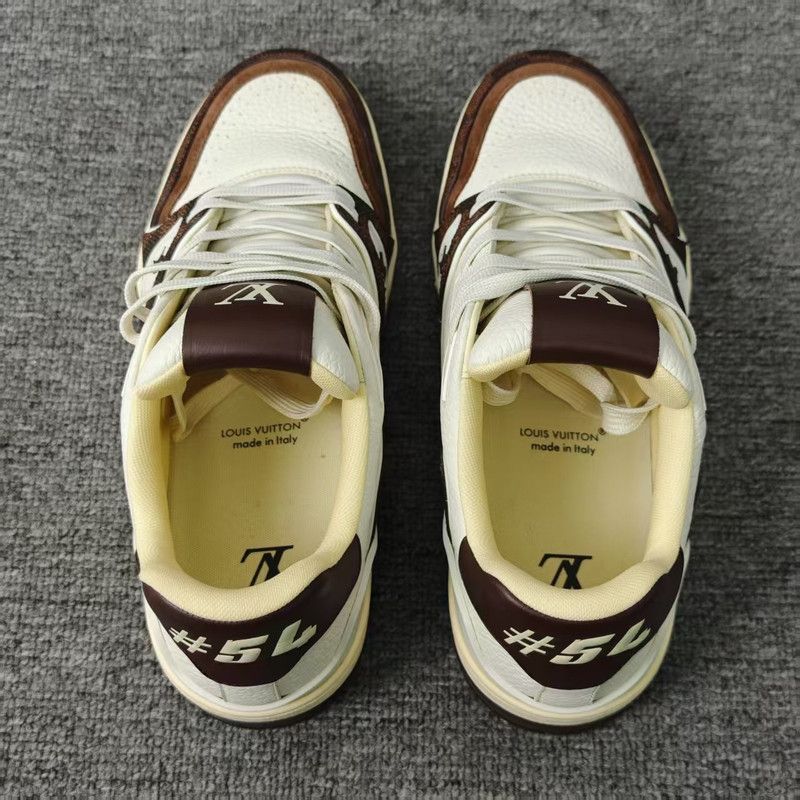 Louis Vuitton Louis Vuitton Trainer Leather Low-Top Sneakers 0079 Size US 7.5 / EU 40-41 - 6 Thumbnail