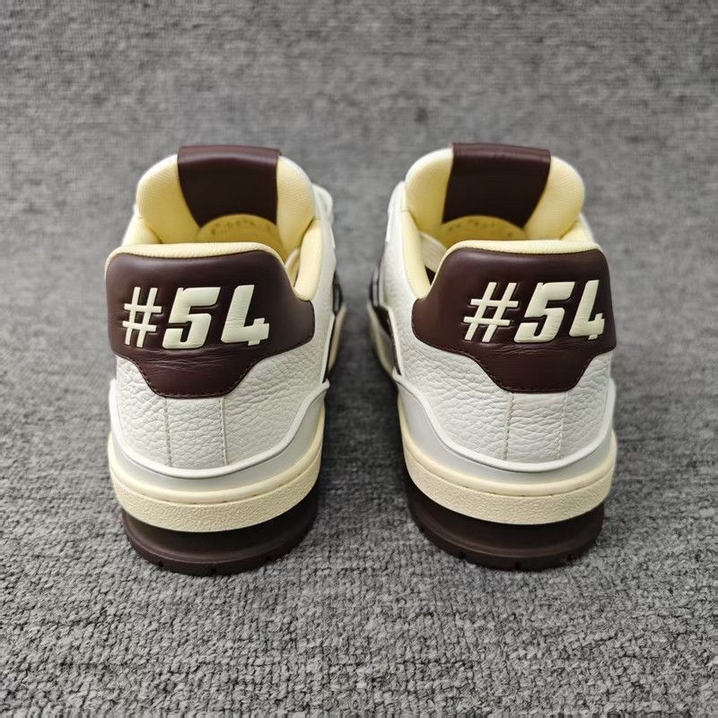 Louis Vuitton Louis Vuitton Trainer Leather Low-Top Sneakers 0079 Size US 7.5 / EU 40-41 - 3 Thumbnail
