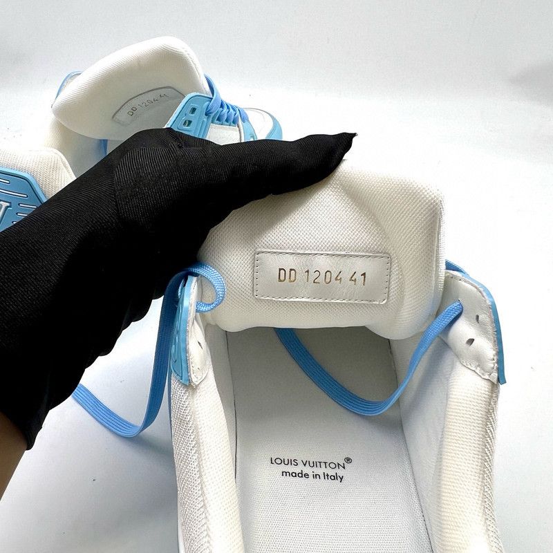 Louis Vuitton Louis Vuitton Trainer Low-Top Sneakers in Sky Blue 0079 Size US 8 / EU 41 - 5 Thumbnail