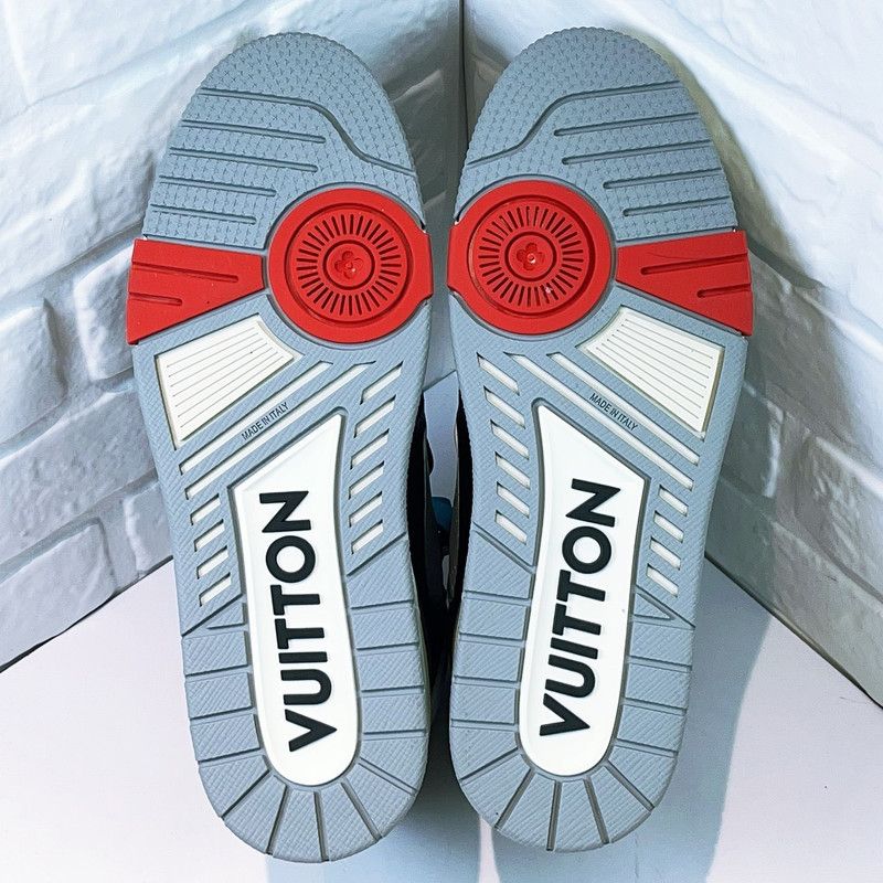 Louis Vuitton Louis Vuitton Trainer High-Top Fashion Sneakers for Men 0079 Size US 8 / EU 41 - 4 Thumbnail
