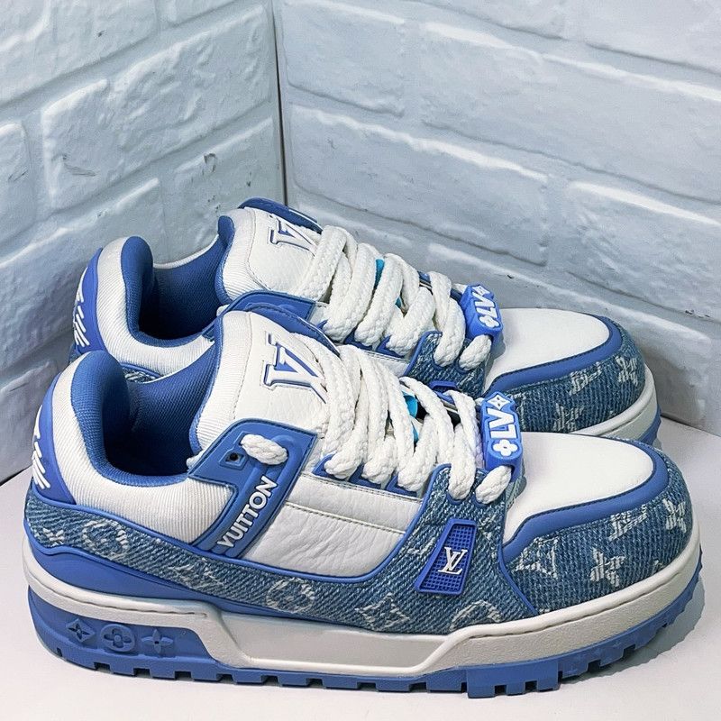 Louis Vuitton Louis Vuitton Trainer Maxi Low-Top Sneakers 0079 Size US 10.5 / EU 43-44 - 6 Thumbnail
