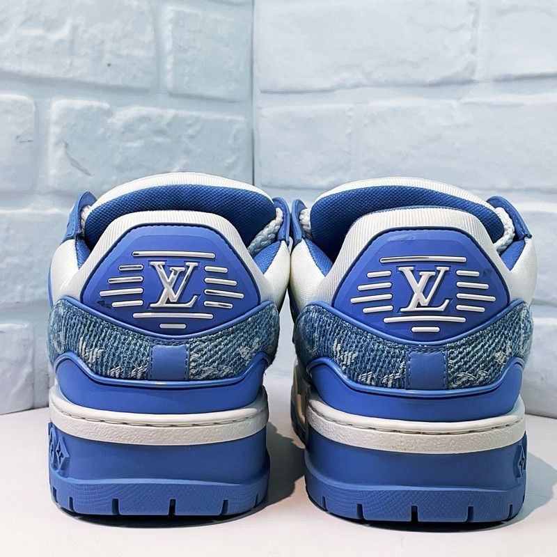 Louis Vuitton Louis Vuitton Trainer Maxi Low-Top Sneakers 0079 Size US 10.5 / EU 43-44 - 3 Thumbnail