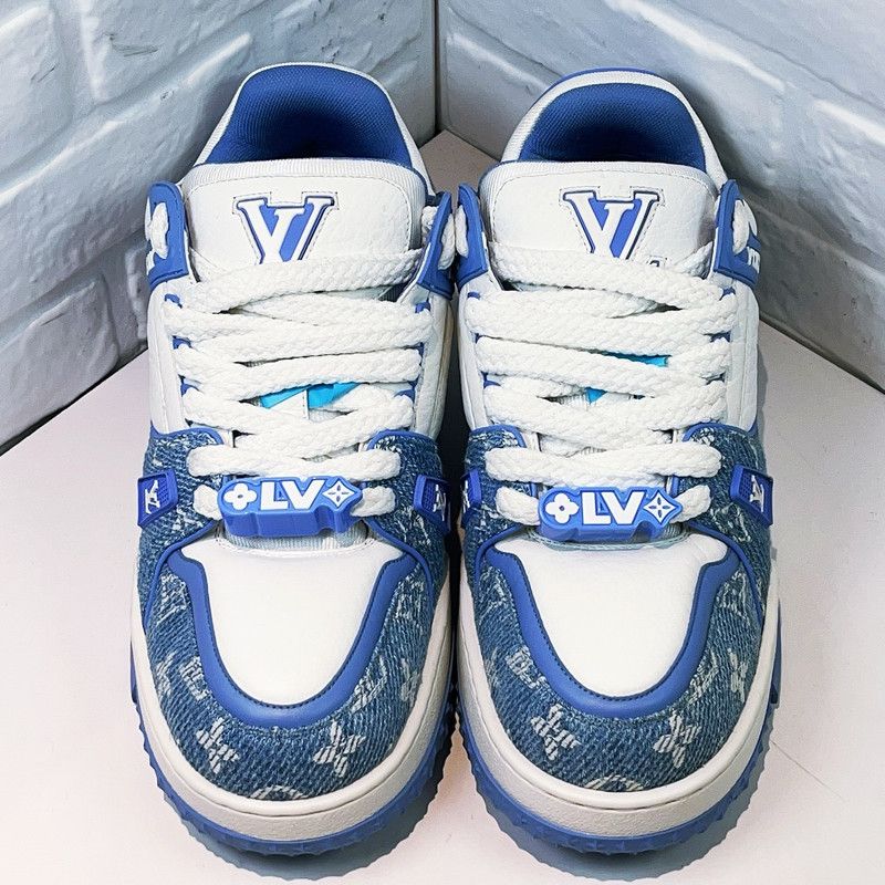 Louis Vuitton Louis Vuitton Trainer Maxi Low-Top Sneakers 0079 Size US 10.5 / EU 43-44 - 2 Thumbnail