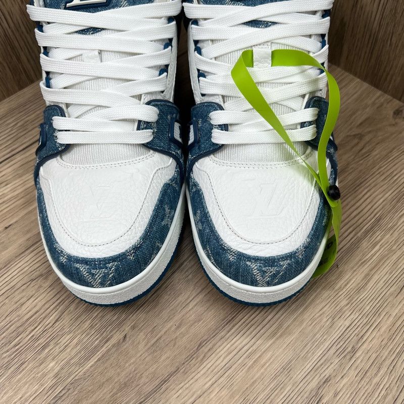 Louis Vuitton Louis Vuitton Leather Low-Top Trainer Sneakers 0079 Size US 7.5 / EU 40-41 - 7 Thumbnail