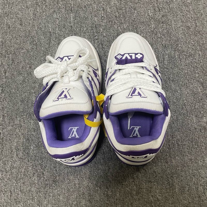 Louis Vuitton Louis Vuitton Trainer Maxi Low Top Sneakers 0079 Size US 6.5 / EU 39-40 - 3 Thumbnail
