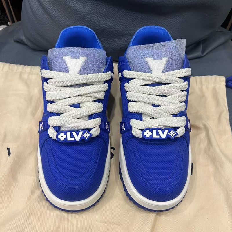 Louis Vuitton Louis Vuitton Trainer Maxi Low-Top Sneakers 0079 Size US 9.5 / EU 42-43 - 2 Thumbnail