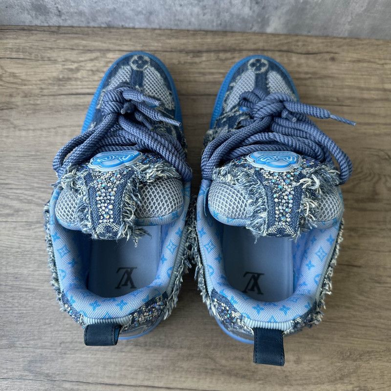 Louis Vuitton Louis Vuitton Skate Fashion Sneakers in Gray-Blue 0079 Size US 8.5 / EU 41-42 - 8 Thumbnail