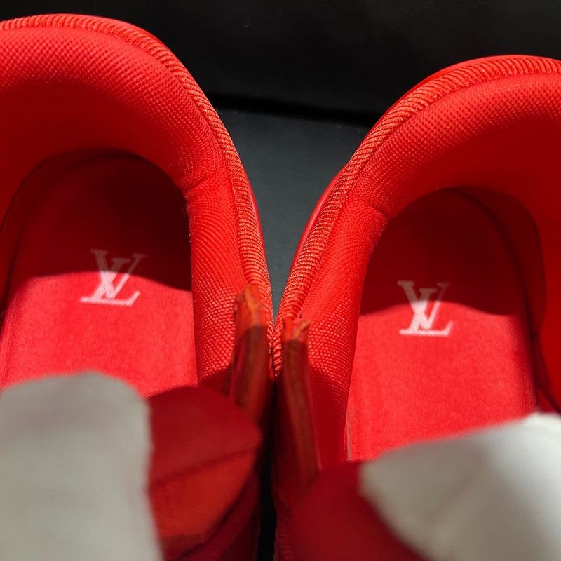 Louis Vuitton Louis Vuitton Trainer Maxi Red Crocodile Sneakers 0079 Size US 8 / EU 41 - 8 Thumbnail