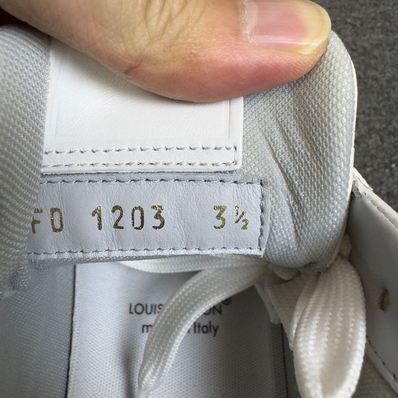 Louis Vuitton Louis Vuitton Low-top White Trainer Sneakers 0079 Size US 7.5 / EU 40-41 - 5 Thumbnail