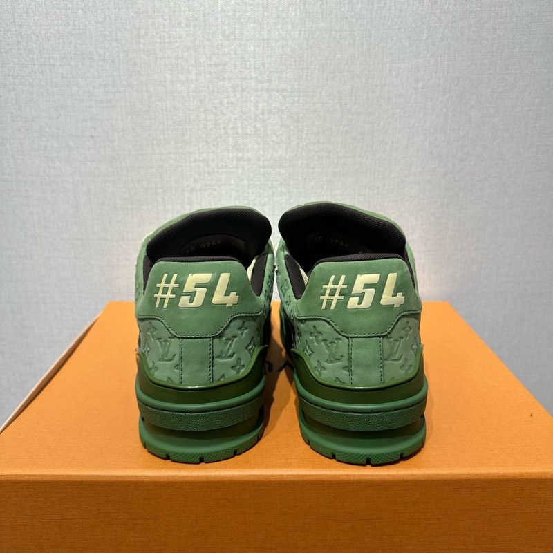 Louis Vuitton Tyler x Louis Vuitton Green Low-Top Trainers 0079 Size US 7.5 / EU 40-41 - 3 Thumbnail