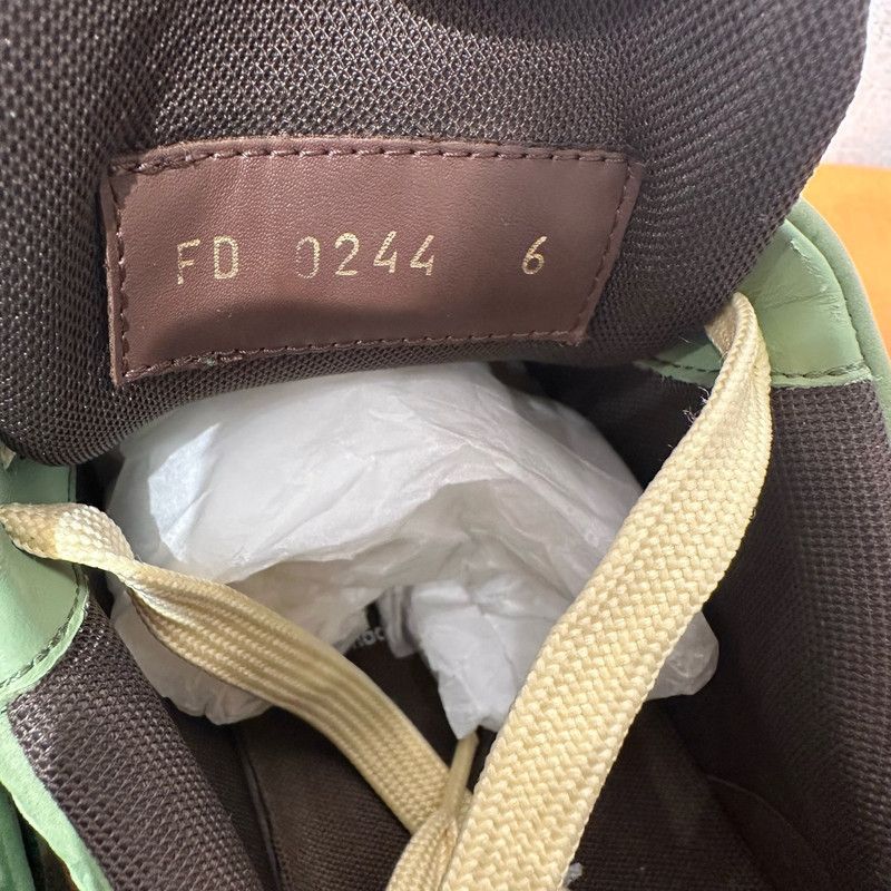 Louis Vuitton Tyler x Louis Vuitton Green Low-Top Trainers 0079 Size US 7.5 / EU 40-41 - 5 Thumbnail