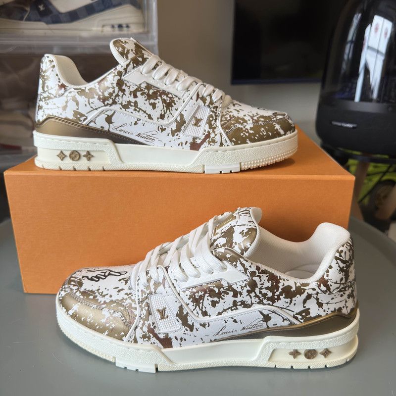 Louis Vuitton LEE QUIÑONES x LOUIS VUITTON Art Sneakers 0079 Size US 8 / EU 41 - 7 Thumbnail