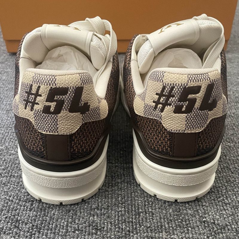 Louis Vuitton Louis Vuitton Checkerboard Low-Top Fashion Sneakers 0079 Size US 7.5 / EU 40-41 - 3 Thumbnail