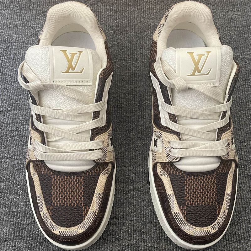 Louis Vuitton Louis Vuitton Checkerboard Low-Top Fashion Sneakers 0079 Size US 7.5 / EU 40-41 - 2 Thumbnail