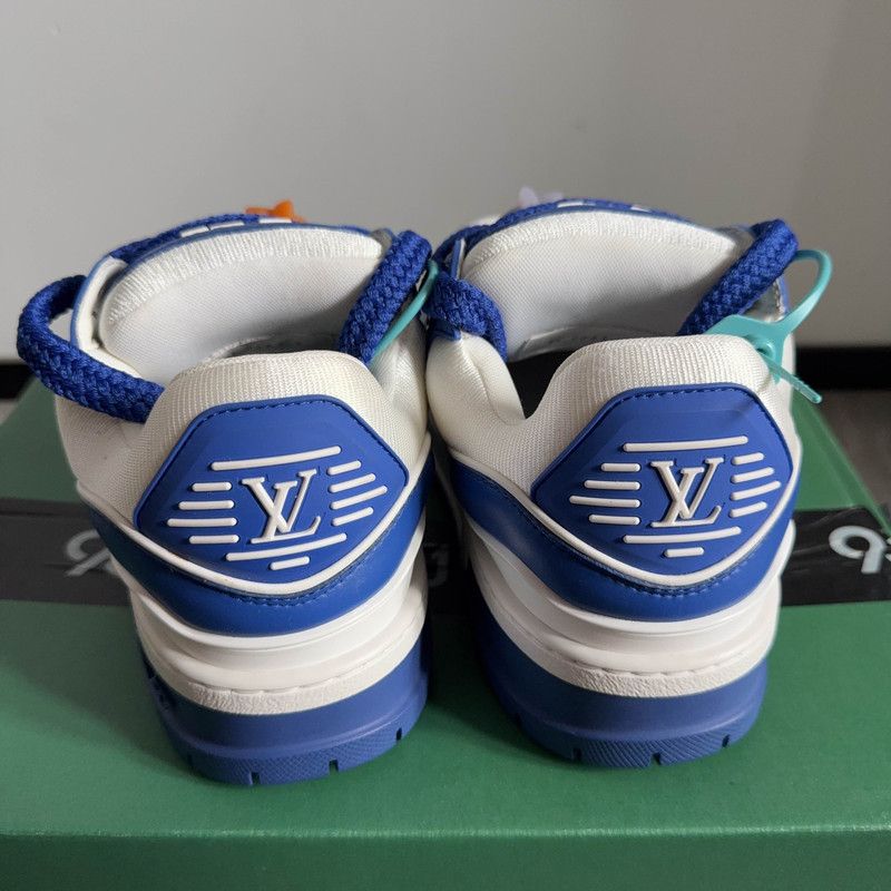 Louis Vuitton Louis Vuitton Trainer Maxi Low Top Fashion Sneakers 0079 Size US 8.5 / EU 41-42 - 3 Thumbnail