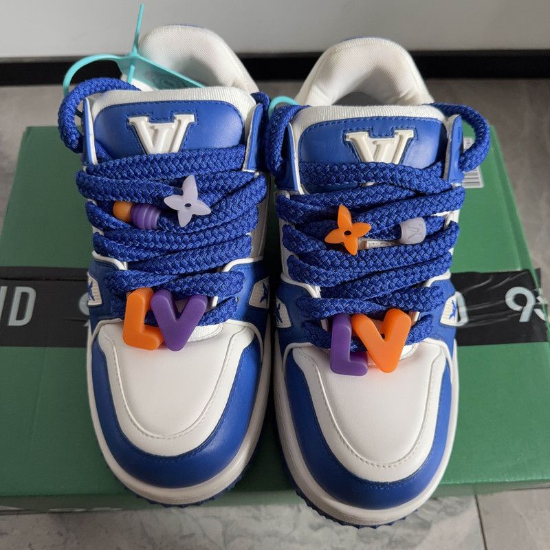 Louis Vuitton Louis Vuitton Trainer Maxi Low Top Fashion Sneakers 0079 Size US 8.5 / EU 41-42 - 2 Thumbnail