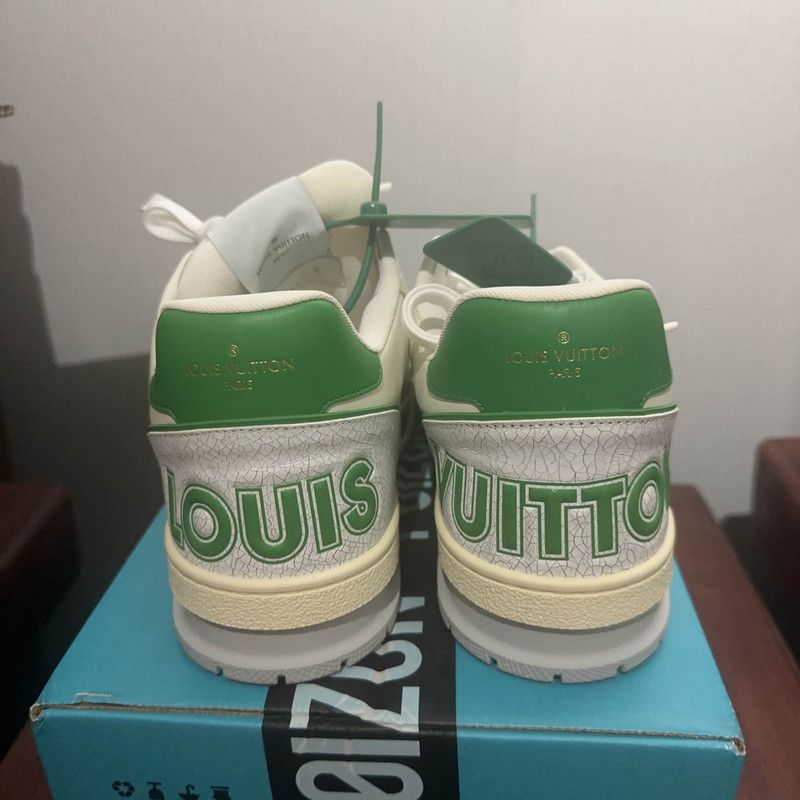 Louis Vuitton Louis Vuitton Classic Green Trainer Sneakers 0079 Size US 8.5 / EU 41-42 - 3 Thumbnail