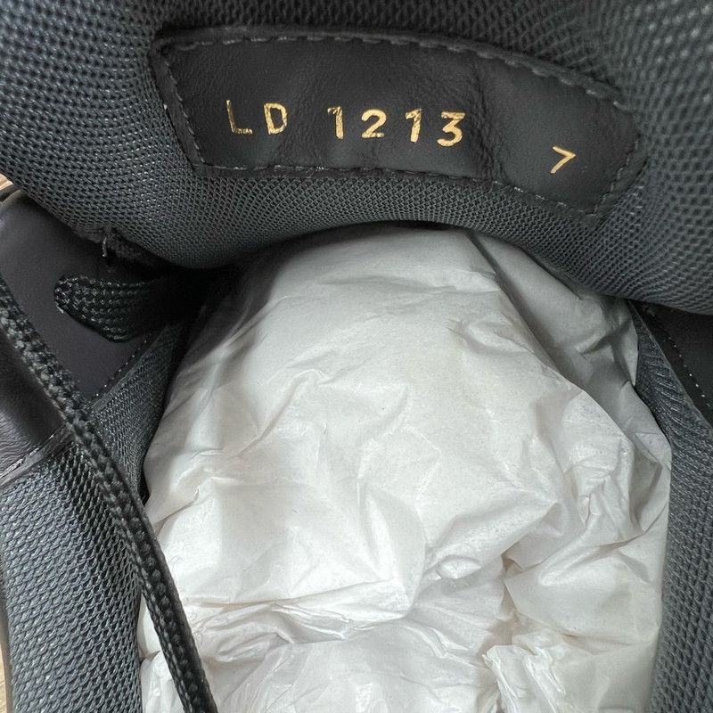 Louis Vuitton Louis Vuitton Trainer Low-top Sneaker Black Yellow 0079 Size US 8 / EU 41 - 6 Thumbnail