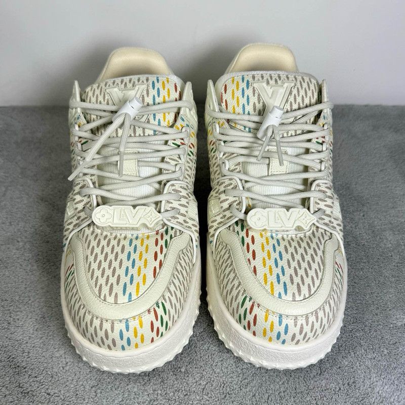 Louis Vuitton Louis Vuitton Trainer Low Top Sneakers for Men 0079 Size US 8 / EU 41 - 2 Thumbnail