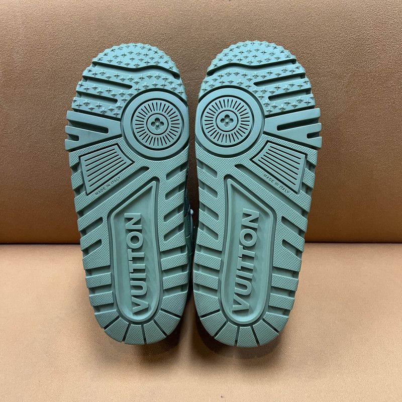 Louis Vuitton Louis Vuitton Trainer Maxi Low-top Sneakers in Green 0079 Size US 8.5 / EU 41-42 - 4 Thumbnail