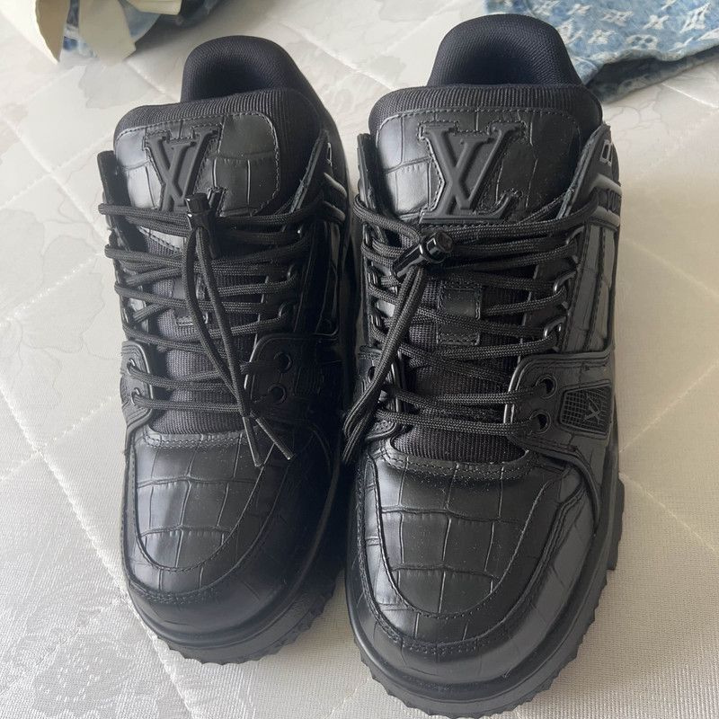 Louis Vuitton Louis Vuitton Trainer Maxi Leather Sneakers for All 0079 Size US 7.5 / EU 40-41 - 2 Thumbnail