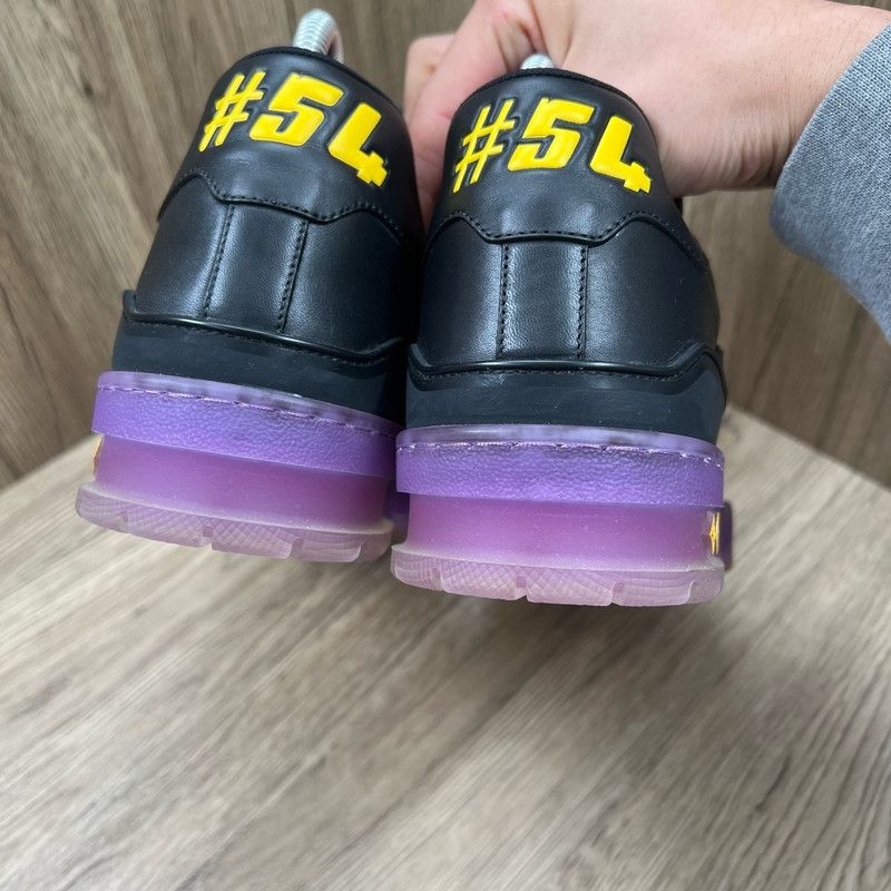 Louis Vuitton Louis Vuitton Trainer Casual Sneakers in Purple and Black 0079 Size US 8.5 / EU 41-42 - 5 Thumbnail