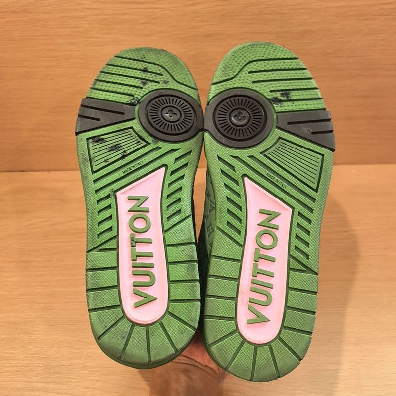 Louis Vuitton Tyler x Louis Vuitton Green Low-Top Trainers 0079 Size US 8 / EU 41 - 4 Thumbnail