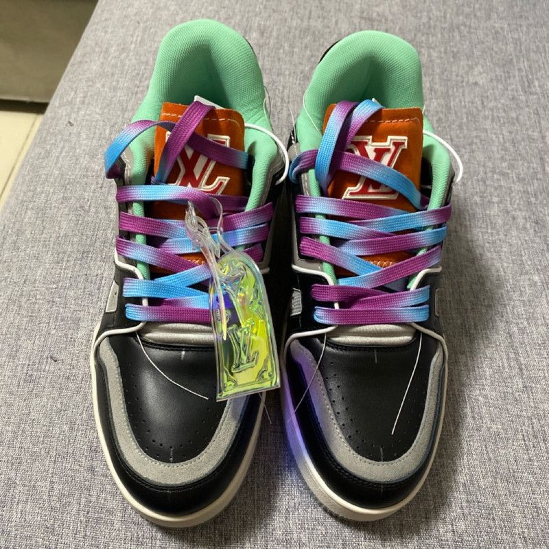 Louis Vuitton Louis Vuitton Trainer Fashion Sneakers for Men 0079 Size US 7.5 / EU 40-41 - 4 Thumbnail